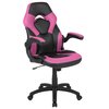 Flash Furniture Gaming Chair, Padded Arms, Pink CH-00095-PK-GG